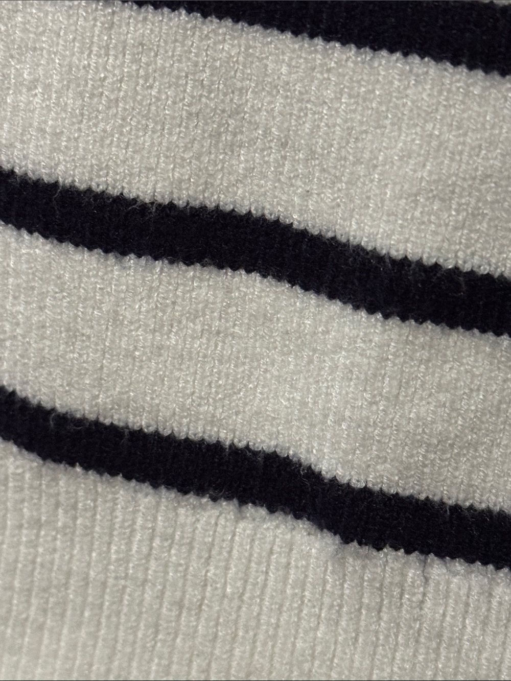 Cyrus Cardigan-Sz S-Rayon Blend-Gold Button-White & Black Stripes-Light Wear-GUC - Picture 9 of 16